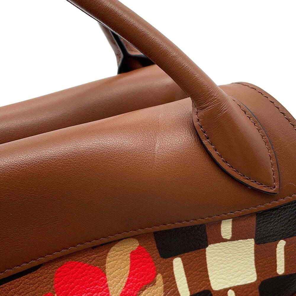 PRADA Brown Leather Shoulder Bag - Picture 11 of 16